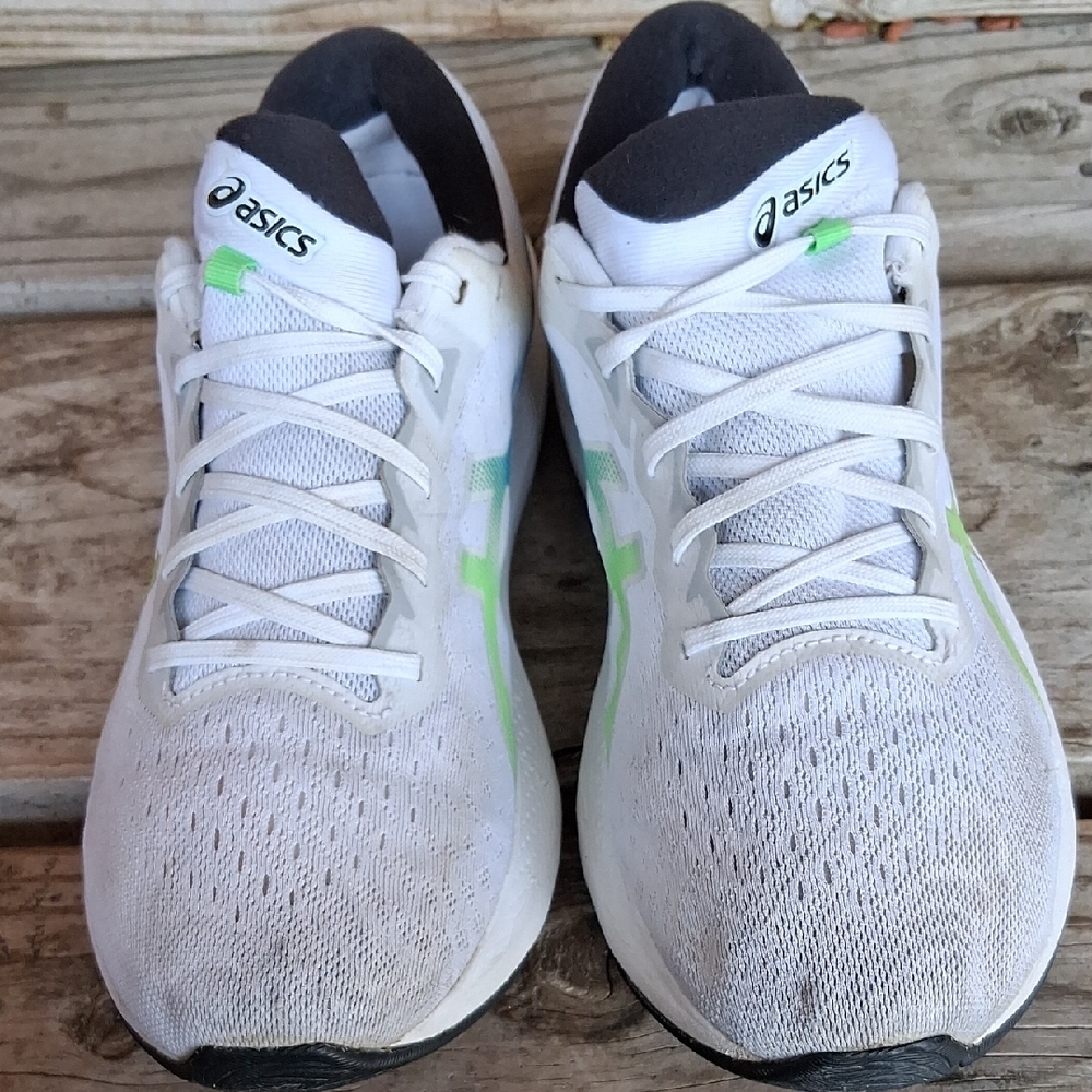 ASICS Gel-Pulse 13 White with Green and Blue Accents - Picture 4 of 10